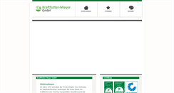 Desktop Screenshot of kraftfutter-meyer.de